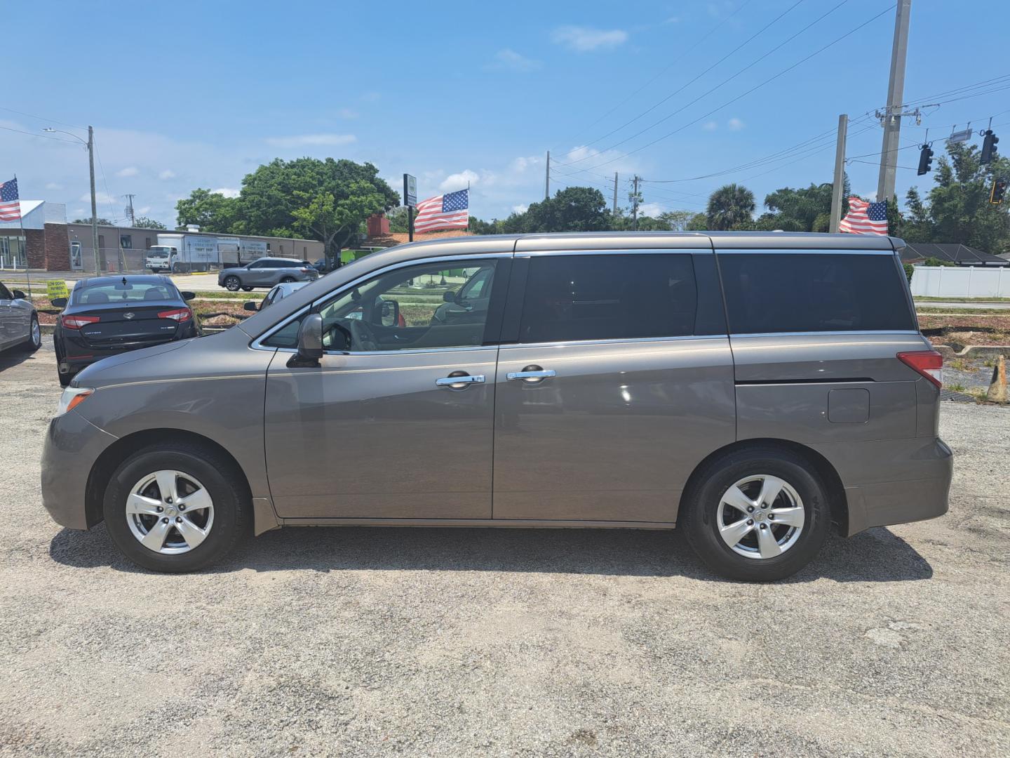 2015 Silver Nissan Quest S (JN8AE2KP3F9) with an 3.5L V6 DOHC 24V engine, Continuously Variable Transmission transmission, located at 1181 Aurora Rd, Melbourne, FL, 32935, (321) 241-1100, 28.132914, -80.639175 - Photo#0